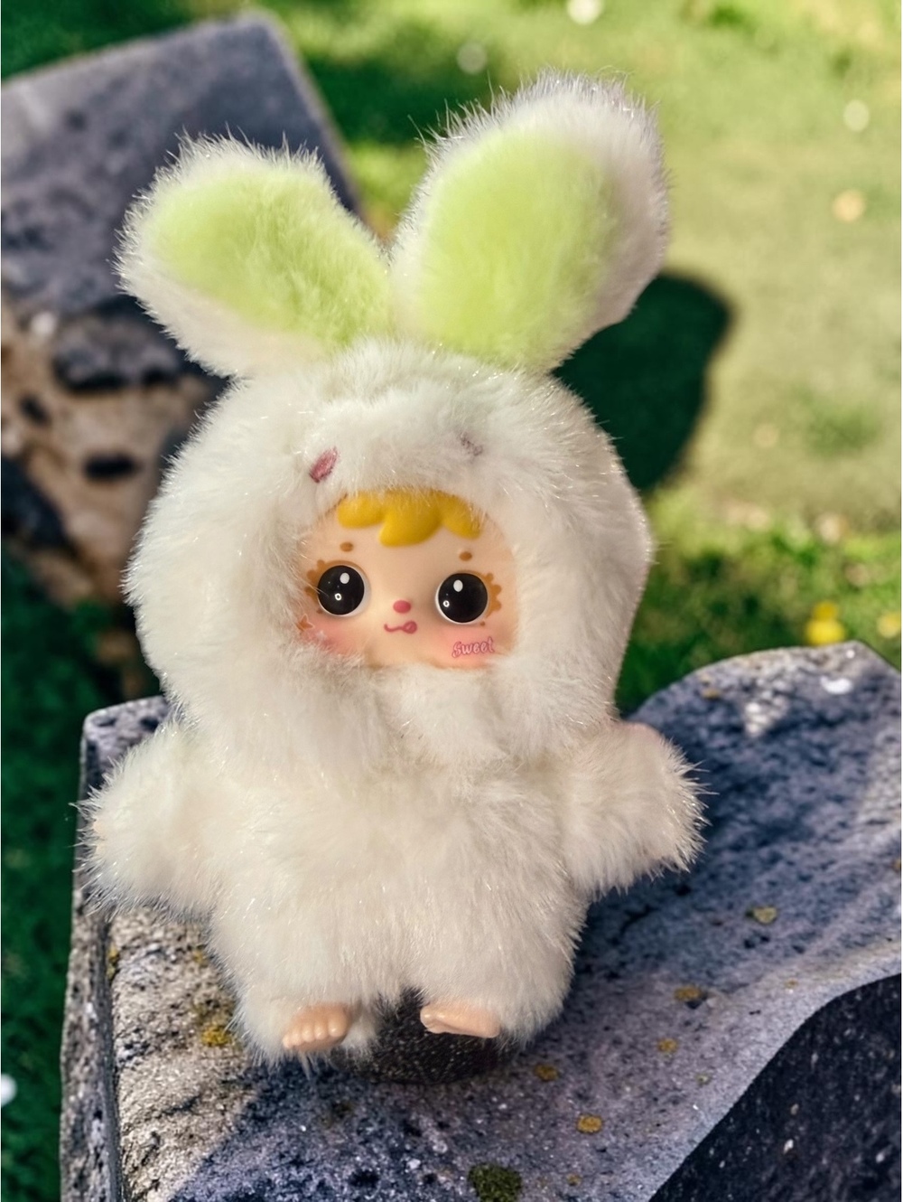 Samuel 三小毛 Huatian Little Rabbit Plush Bag Charm Mei Yi You - NO BOX/CARD NWOT